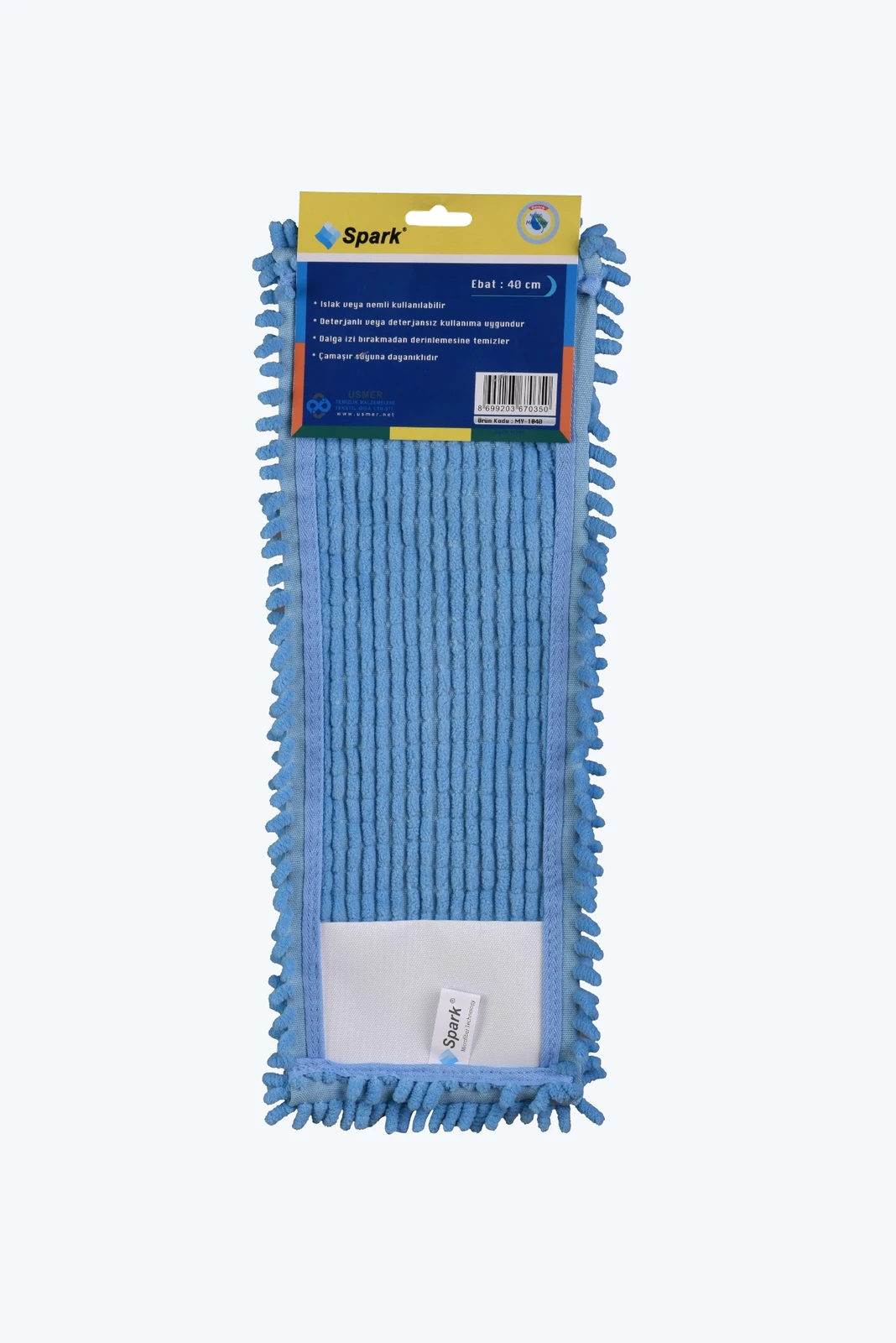 Mikrofiber Makarna Mop Yedek arka yüz